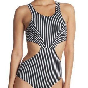 Saha Swimwear Dagua Monokini Black & White Stripe